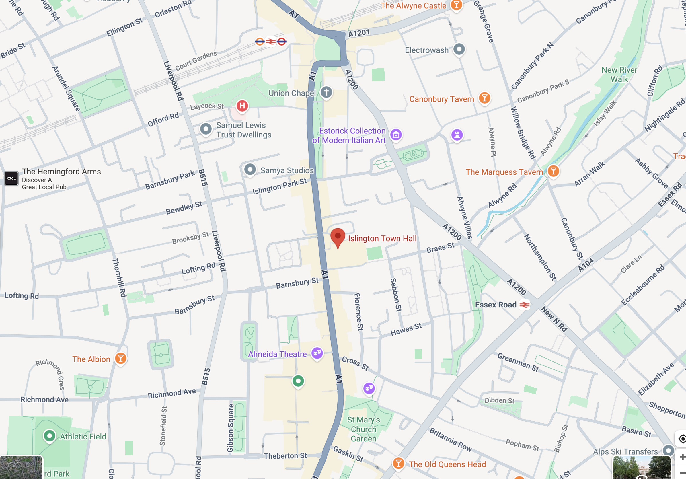 Islington is one local area in London where we provide emergency locksmith services 24:7