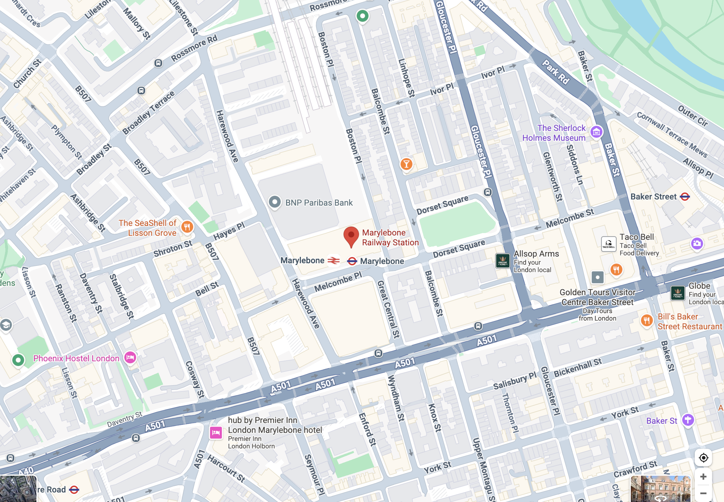 Marylebone is one local area in London where we provide emergency locksmith services 24:7
