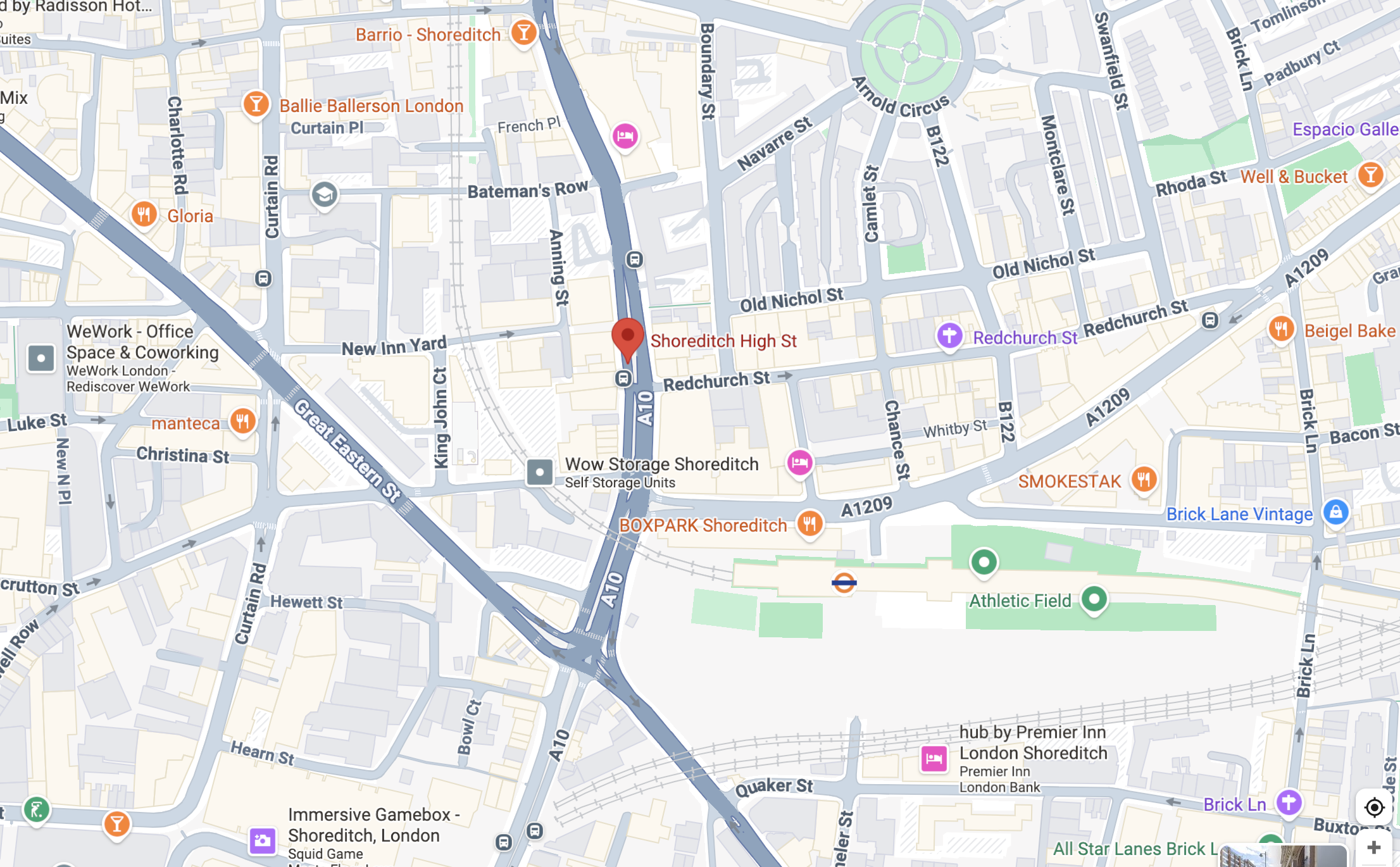 Shoreditch is one local area in London where we provide emergency locksmith services 24:7