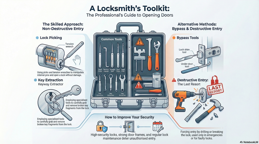Locksmith Tools for Opening Front Doors- A Comprehensive Guide