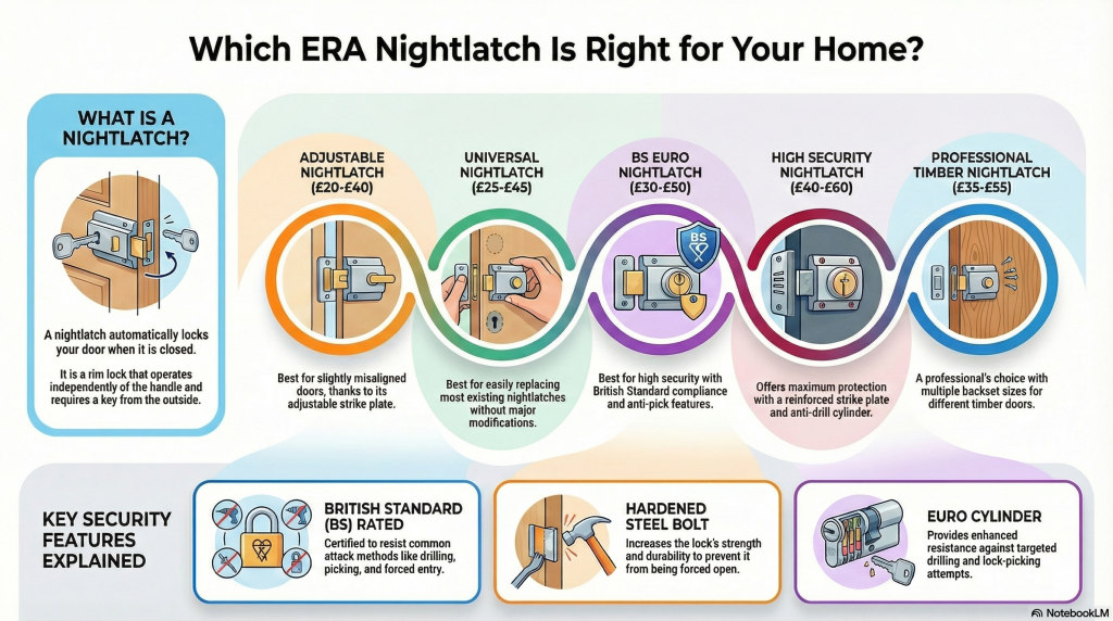 Top 5 ERA Nightlatches- A Comprehensive Guide for London Homeowners