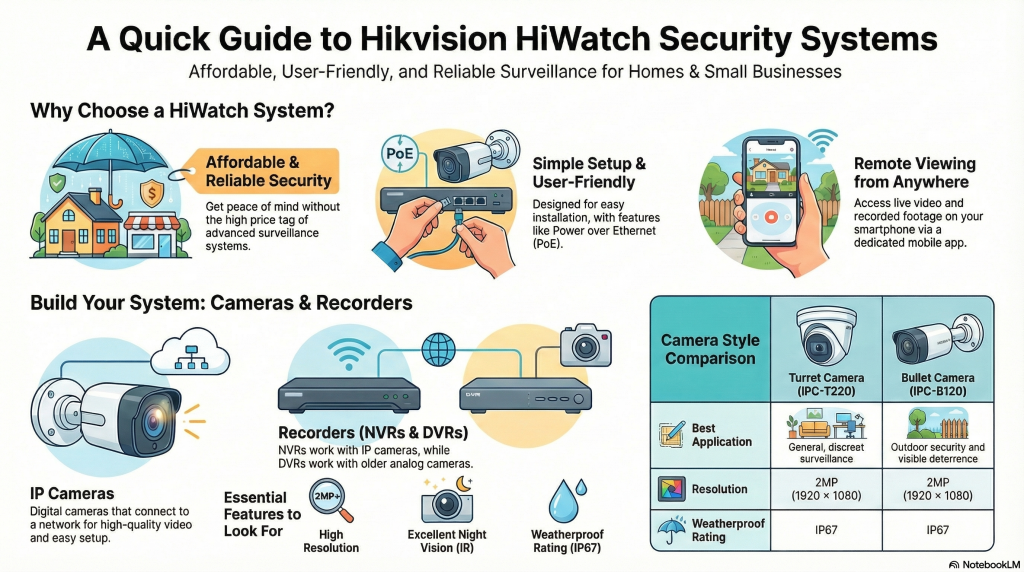 Top 5 Security Systems & Cameras in the Hikvision HiWatch Series
