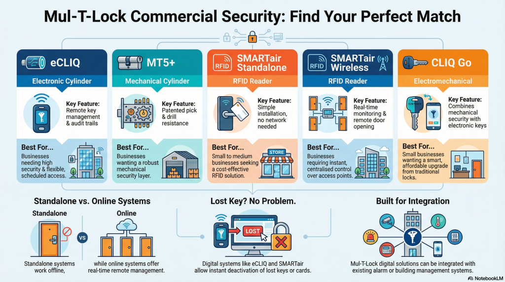 Top 6 Mul-T-Lock Digital Access Commercial Security Solutions