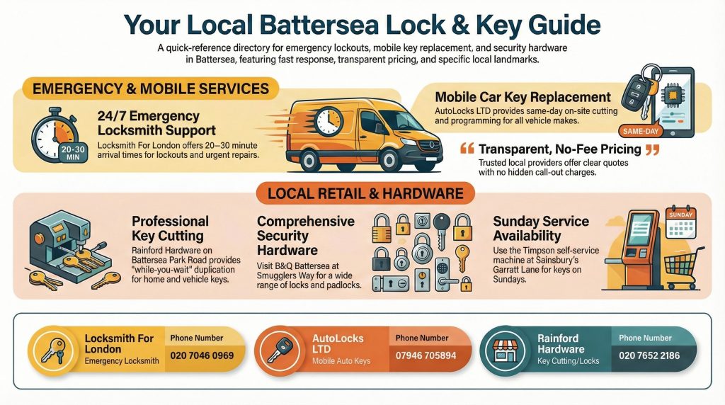 4 Emergency Locksmith Services in Battersea