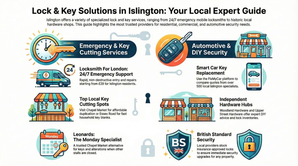 4 Emergency Locksmith Services in Islington