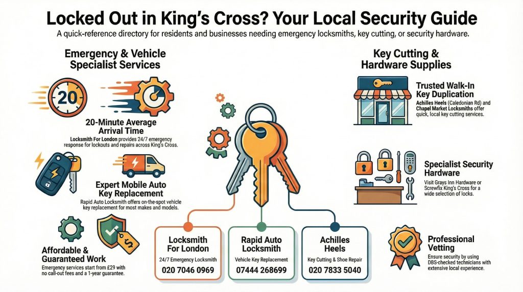 4 Emergency Locksmith Services in Kings Cross