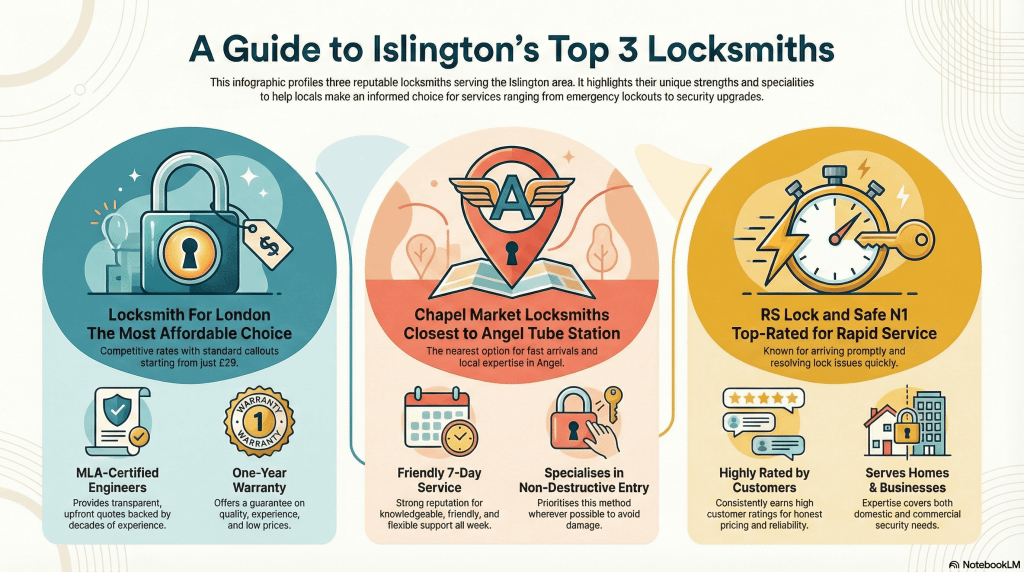 A Guide to Islington's Top 3 Locksmiths