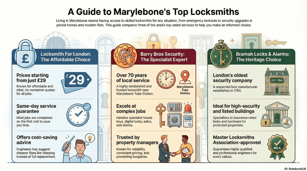 A Guide to Marylebone's Top Locksmiths
