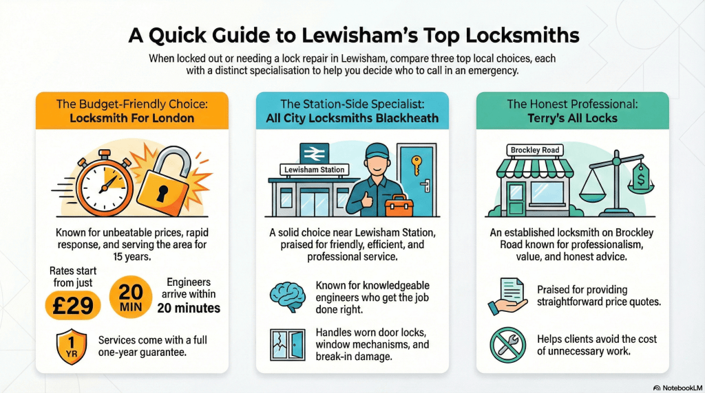 A Quick Guide to Lewisham's Top Locksmiths