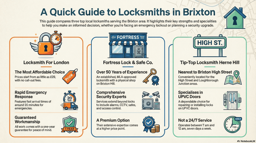A Quick Guide to Locksmiths in Brixton
