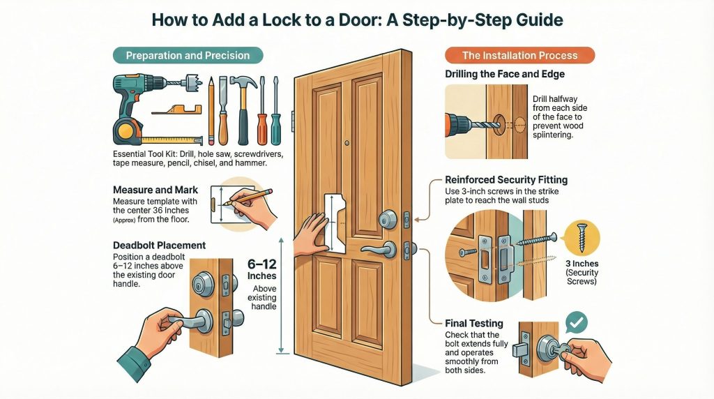 How to Add a Lock to a Door - A Step-by-Step Guide
