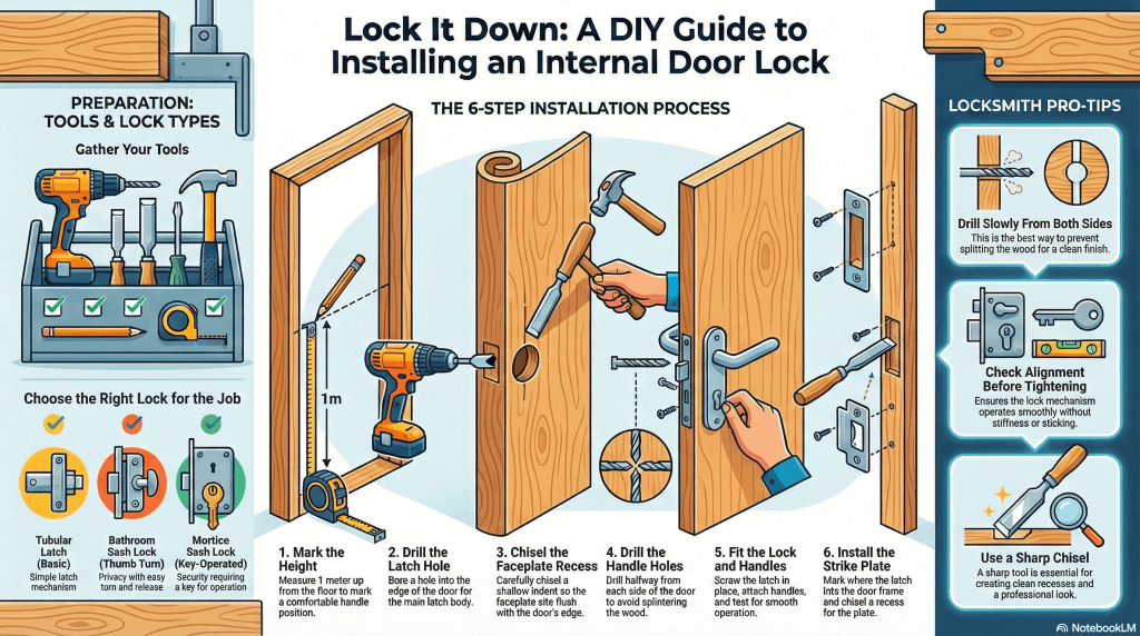 Lock It Down - A DIY Guide to Installing an Internal Door Lock