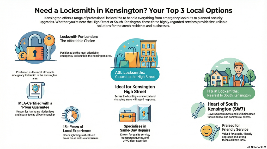 Need a Locksmith in Kensington? Your Top 3 Local Options