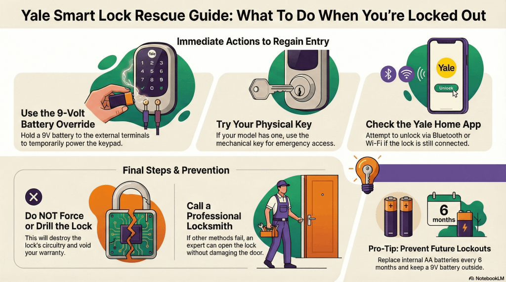 Yale Smart Lock Rescue Guide - What To Do When You're Locked Out